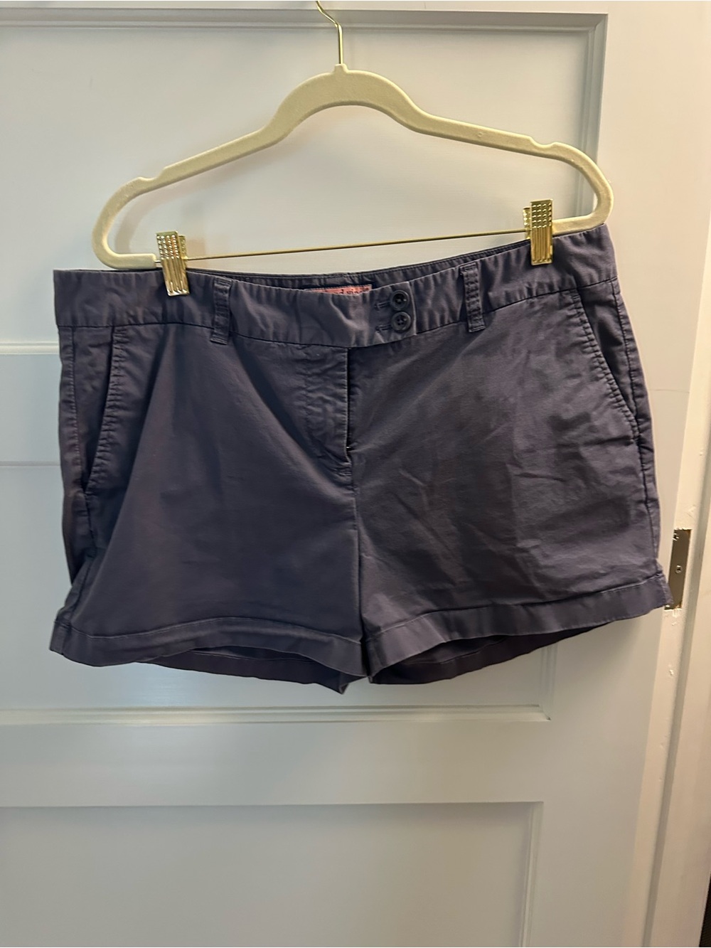 Vineyard Vines Women's Navy Cotton Chino Bermuda Shorts